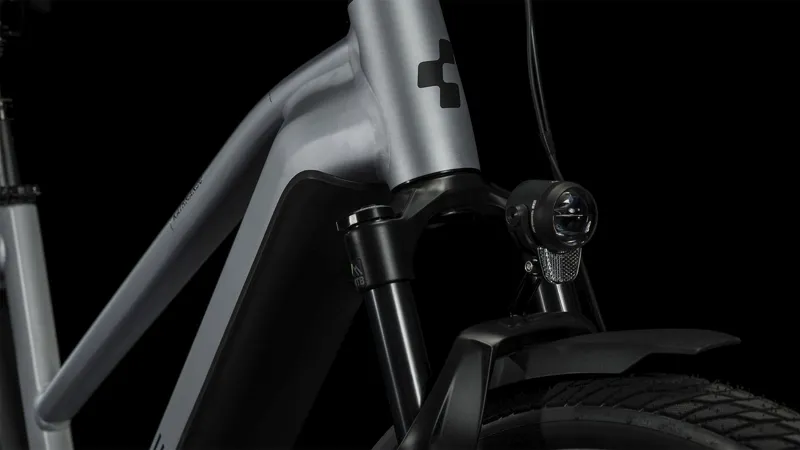 Cube Kathmandu Hybrid SLX 750 Trekking eBike in Polar Silver-5